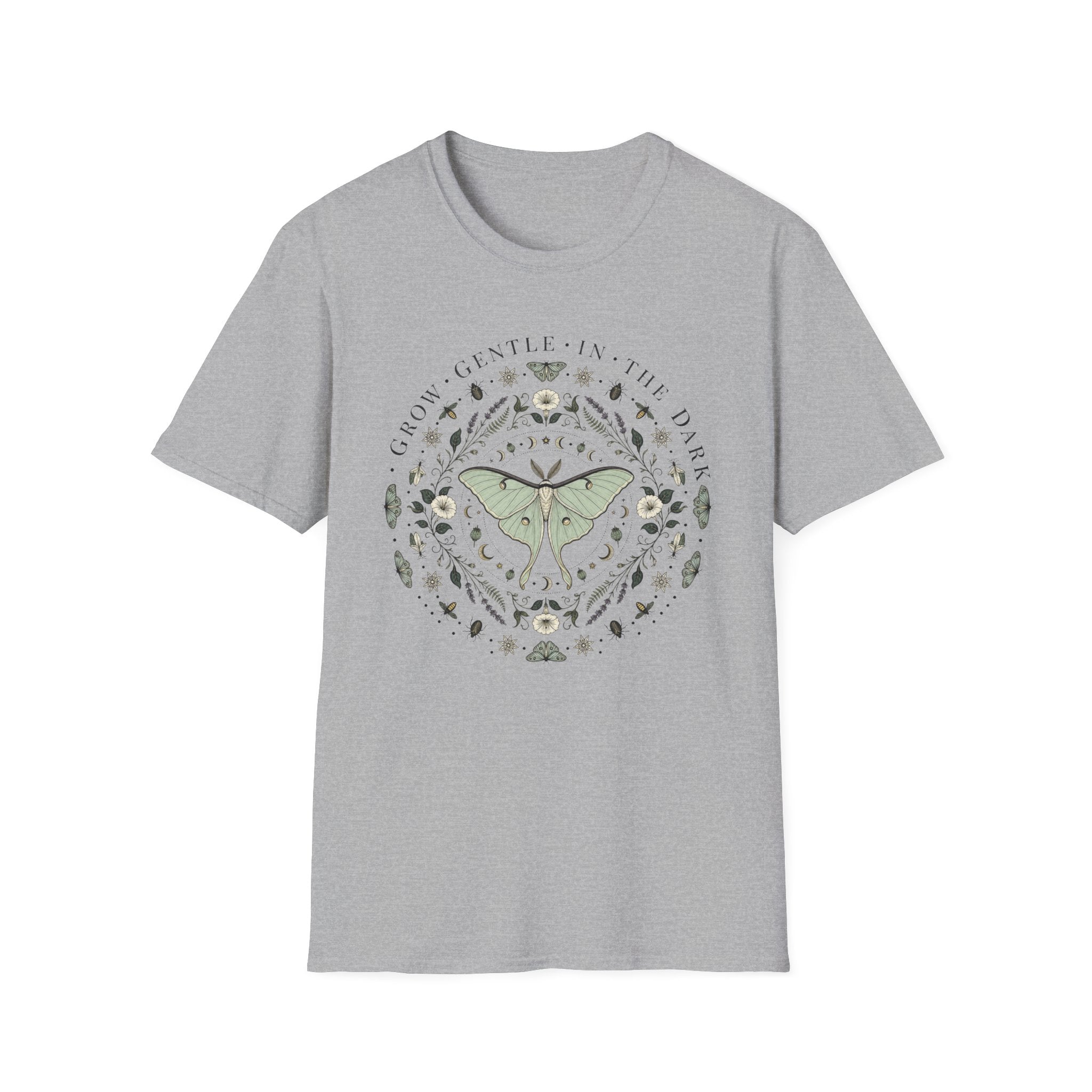 Moth Grow Gentle Mandala Tee