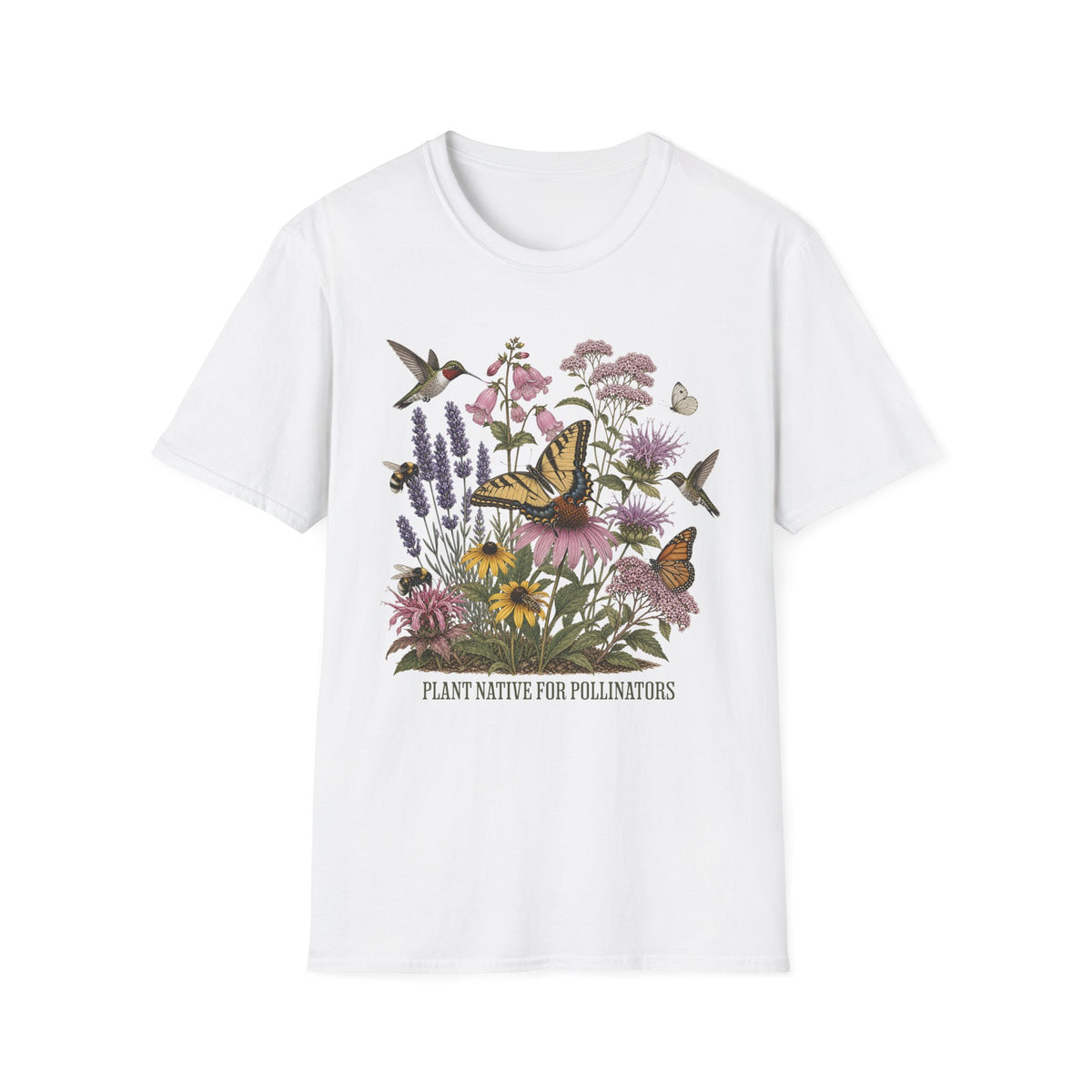 Plant Native For Pollinators Tee