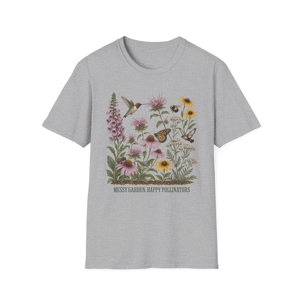 Messy Garden, Happy Pollinators 2 Tee