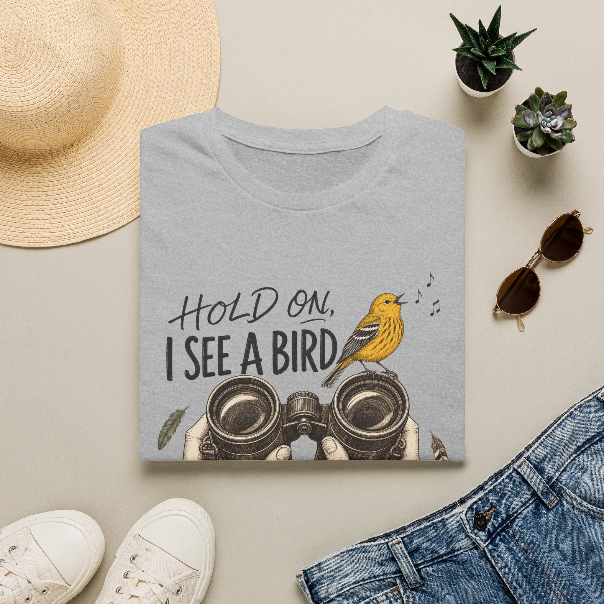 Hold On I See A Bird Tee