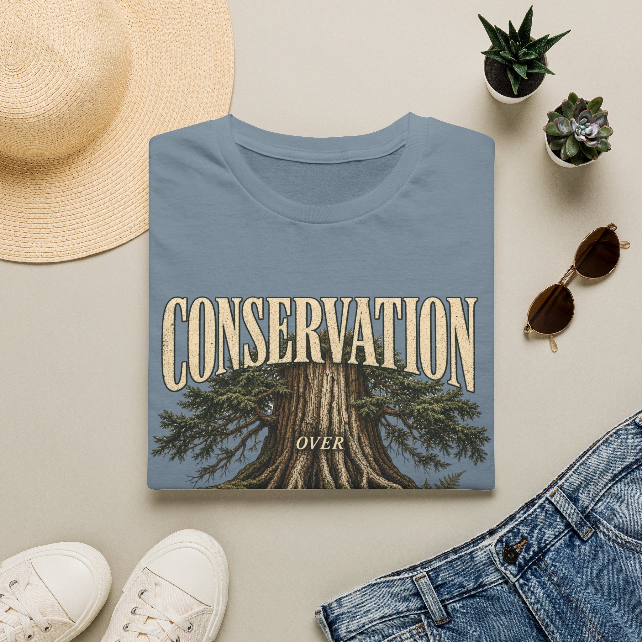 Conservation Over Extraction Tee