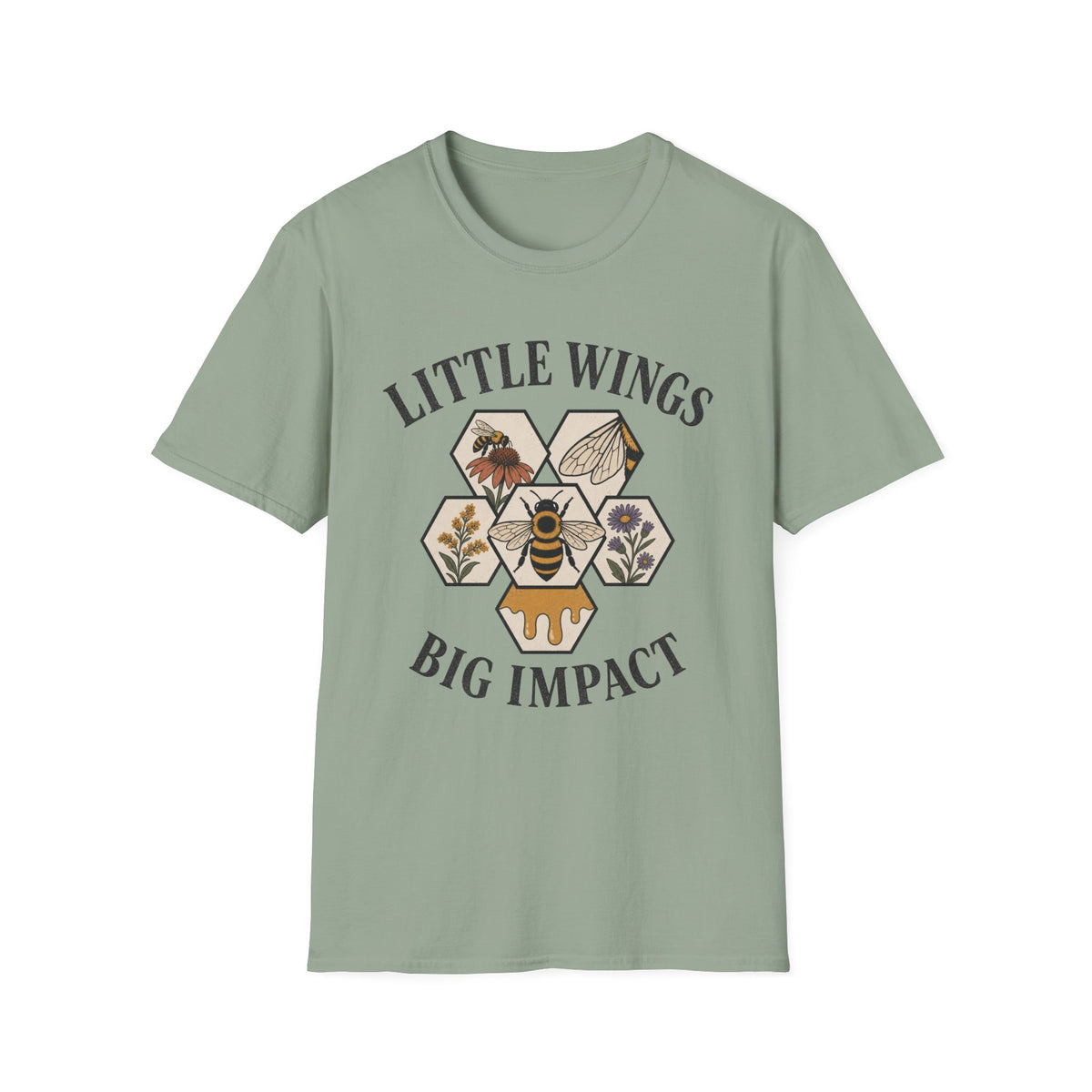Little Wings Big Impact Hex Tee