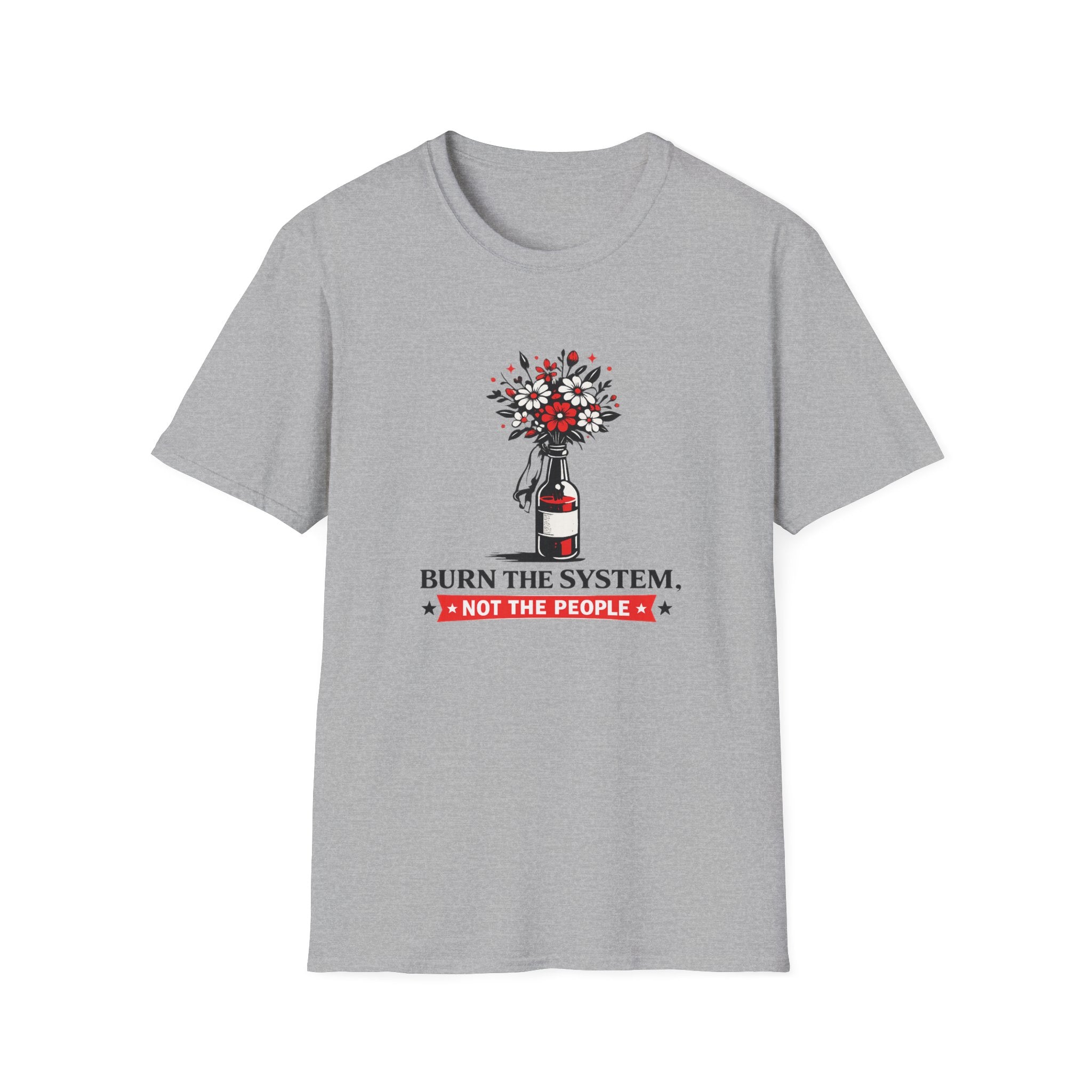 Burn the System Bottle Tee