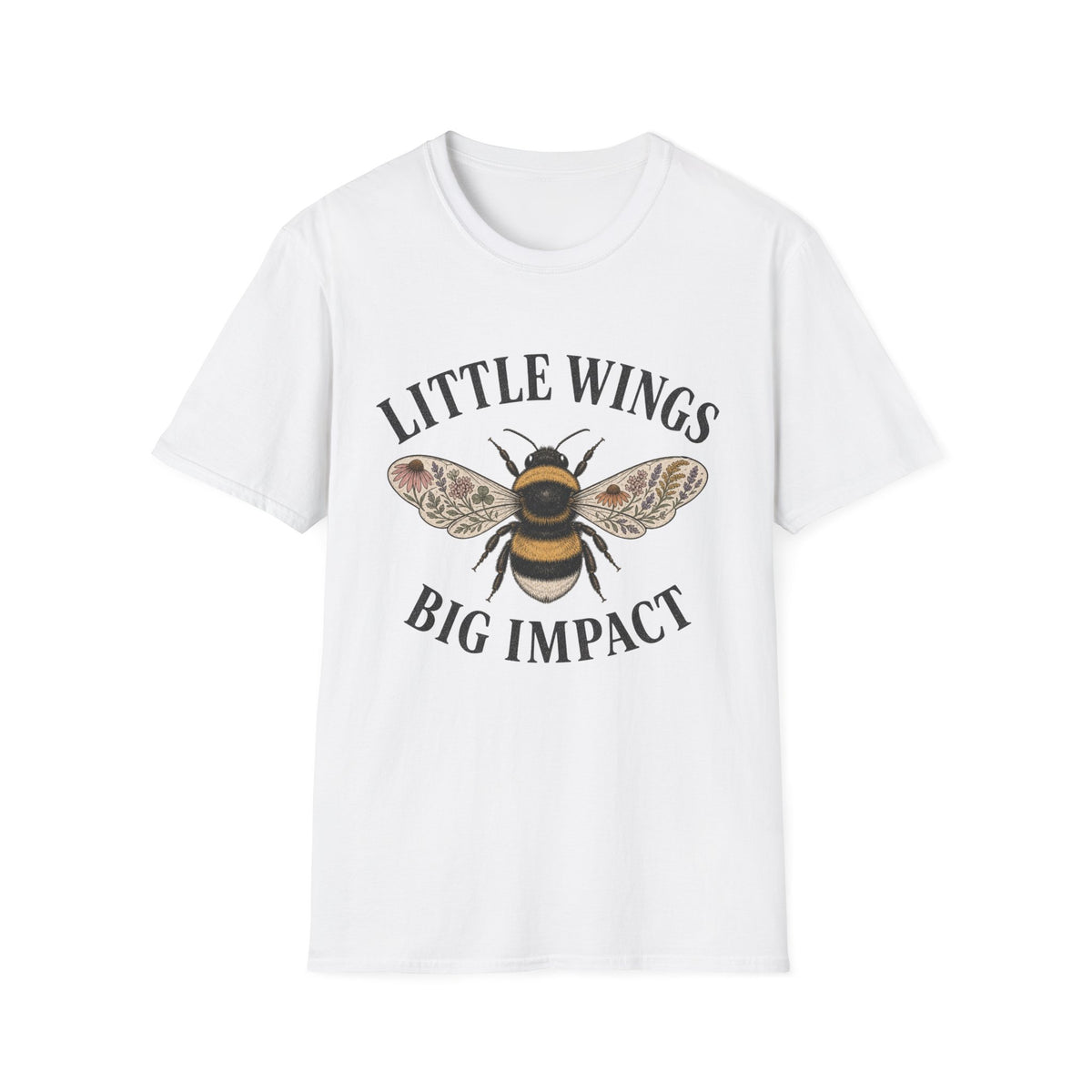 Little Wings Big Impact Flower Wings Tee