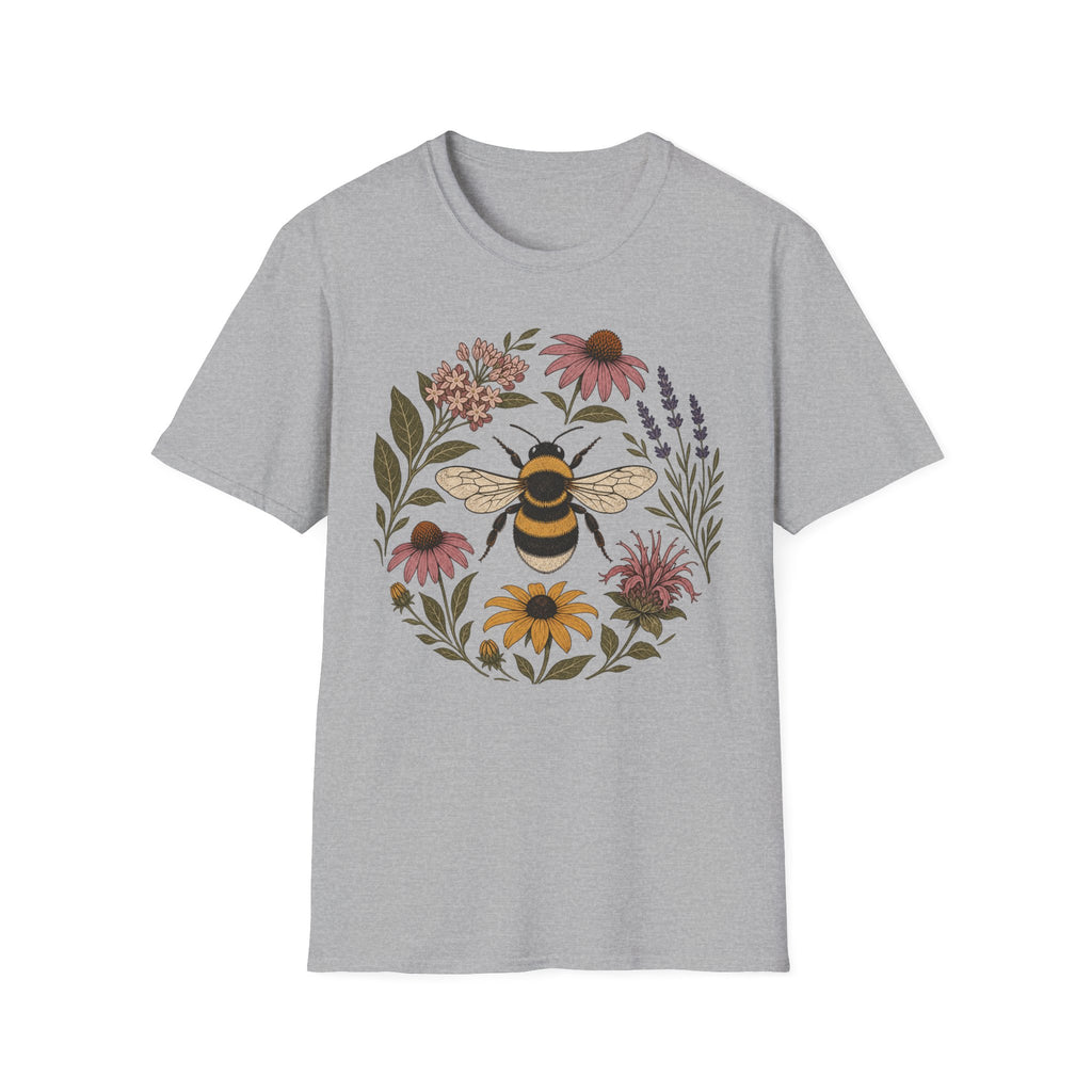 Bee Flower Circle Tee
