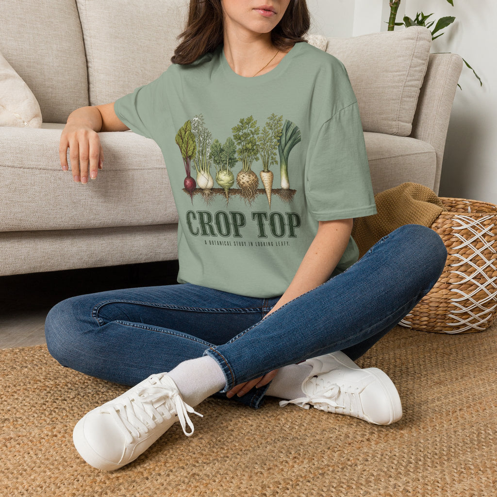 Crop Top Looking Leafy Tee