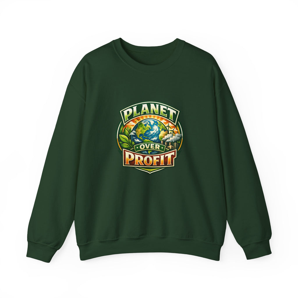 Planet Over Profit Crewneck Sweatshirt