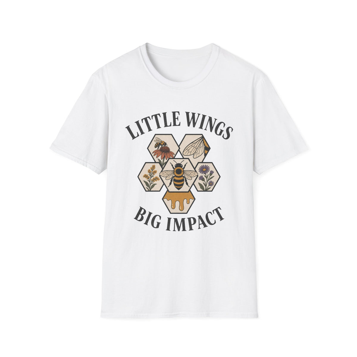 Little Wings Big Impact Hex Tee