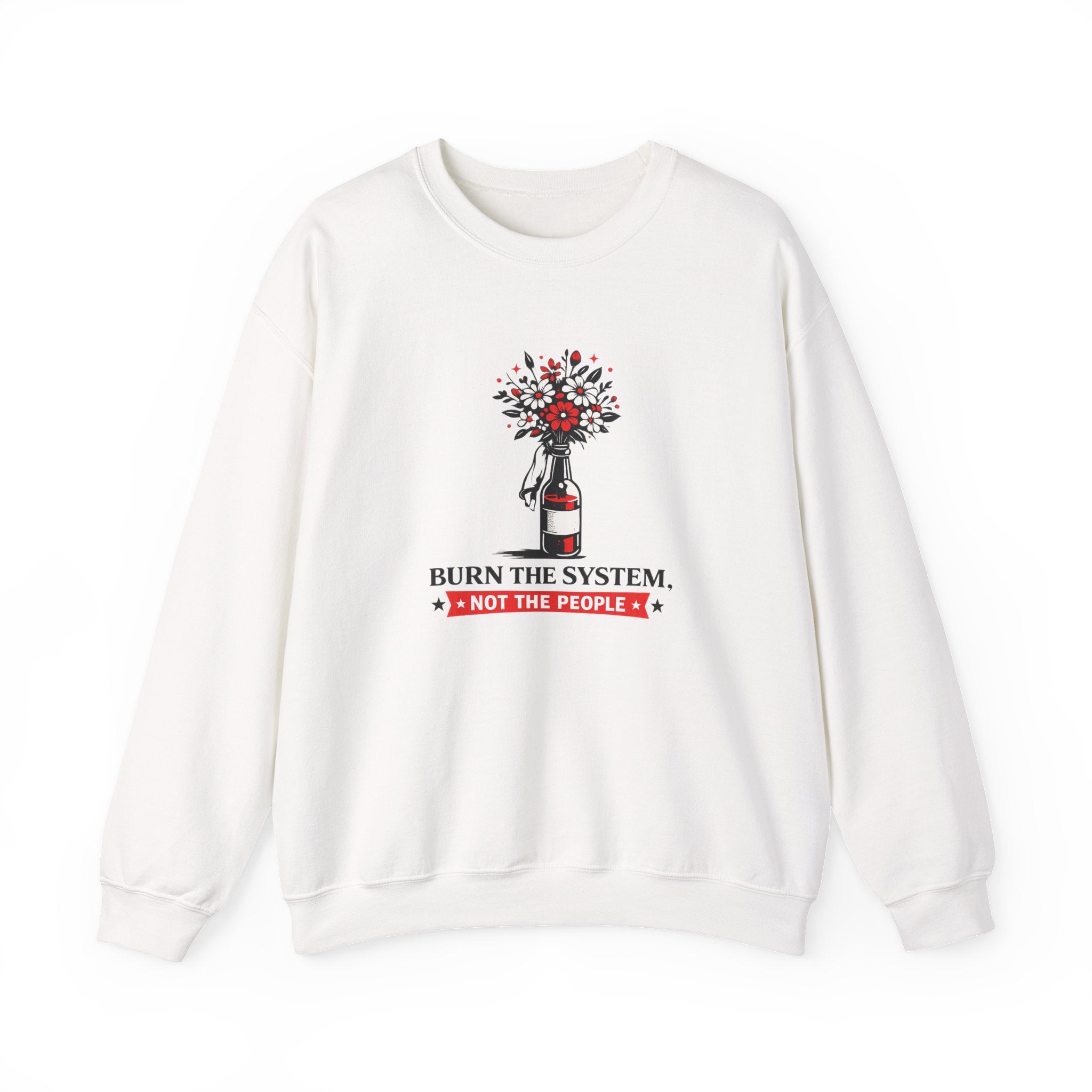 Burn the System Bottle Crewneck Sweatshirt