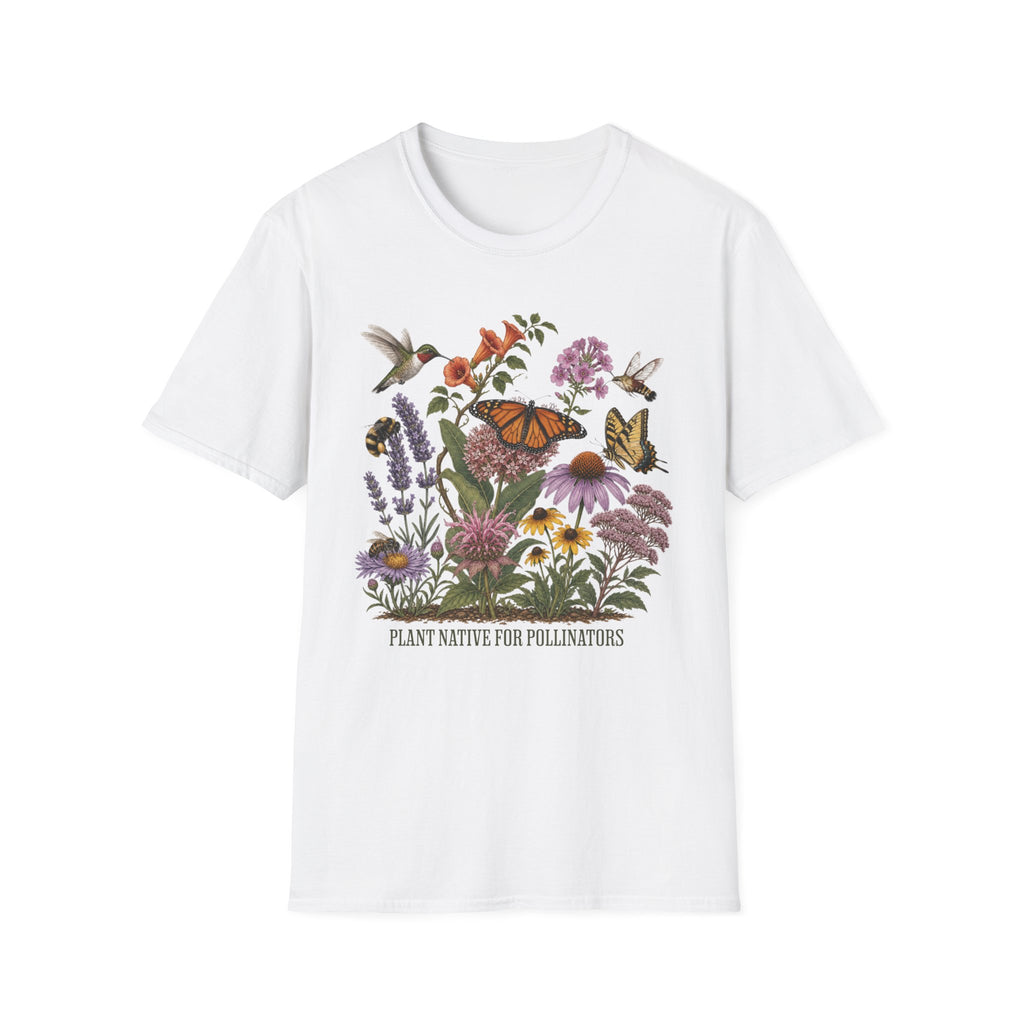 Plant Native For Pollinators 5 Tee