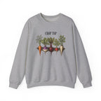 Crop Top Crewneck Sweatshirt