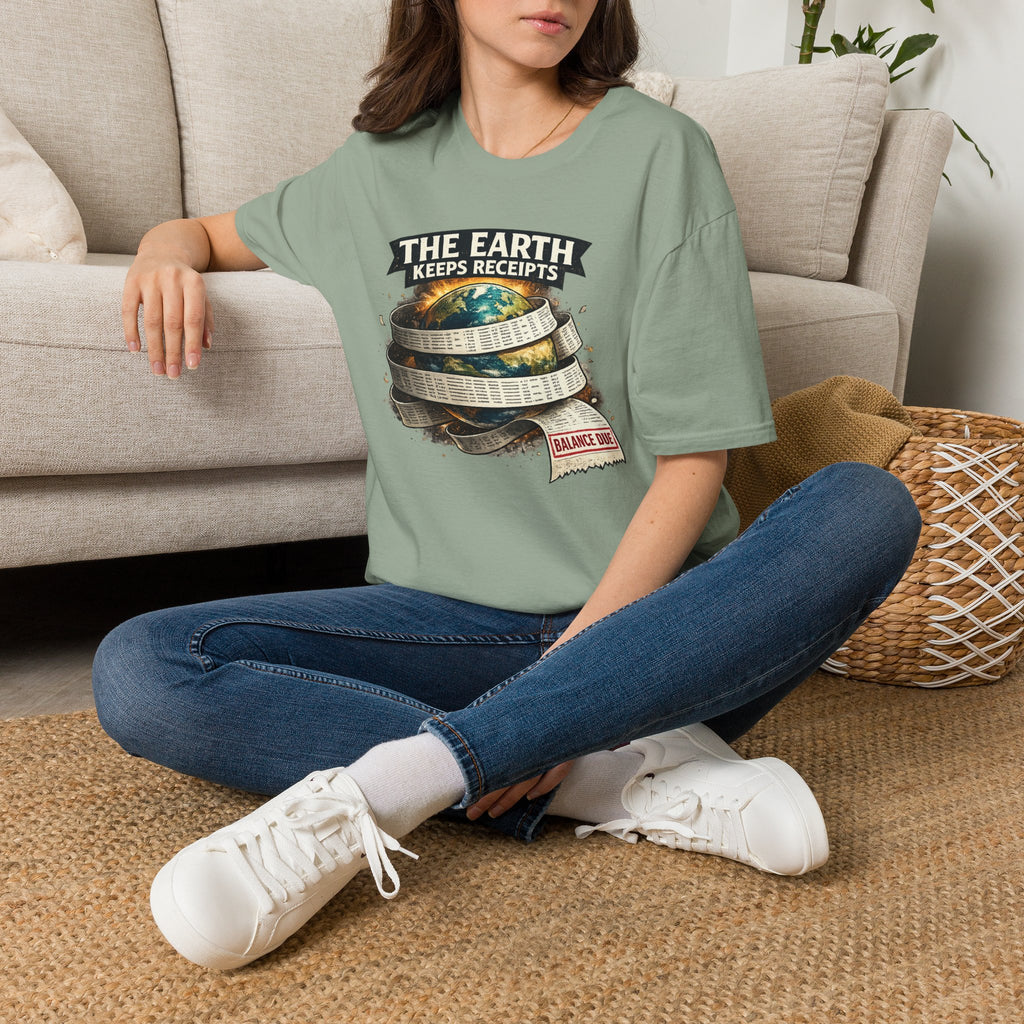 Earth Keeps Receipts Tee