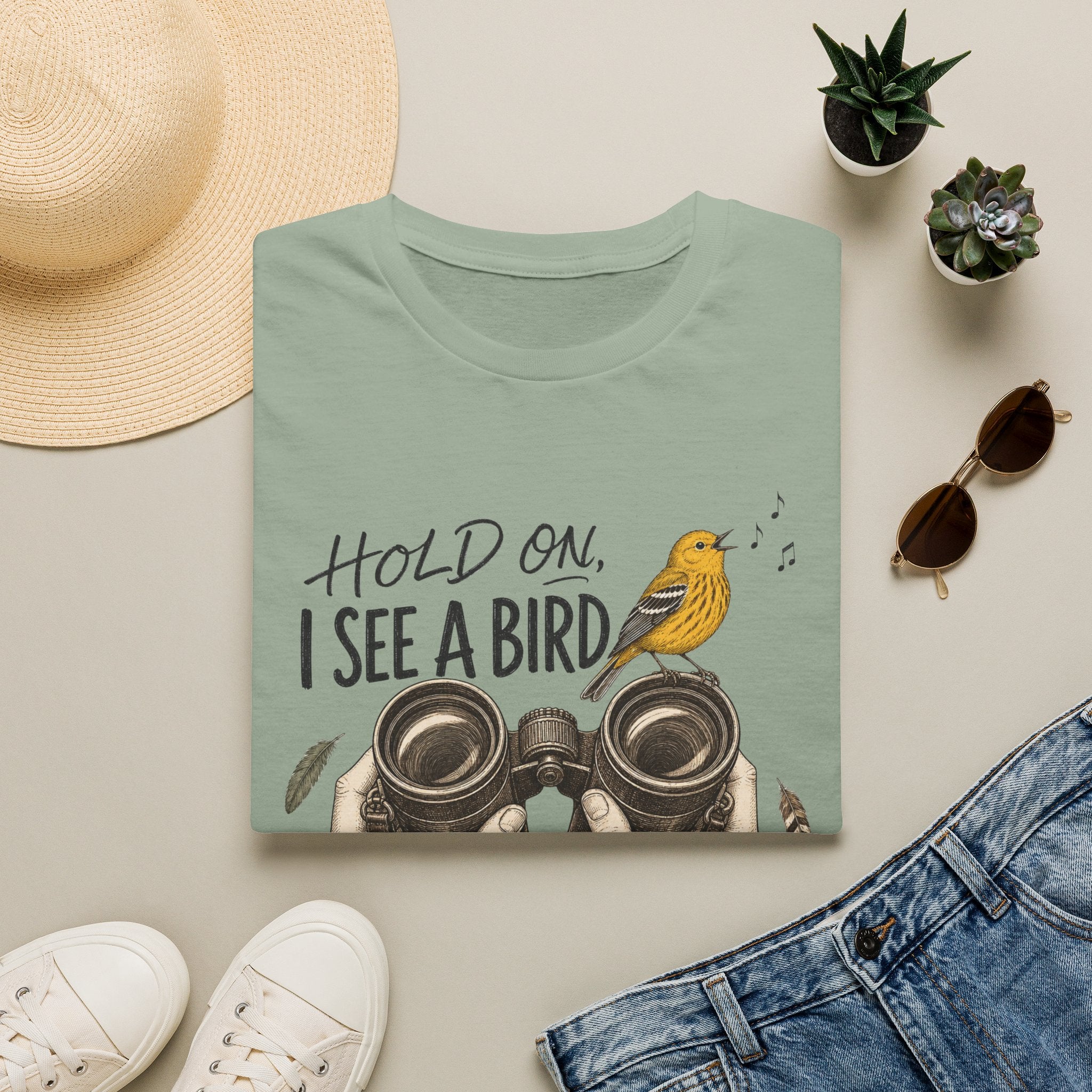Hold On I See A Bird Tee