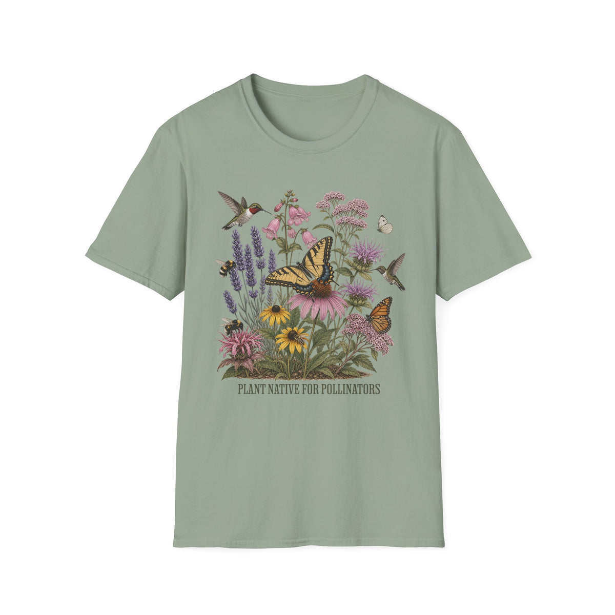 Plant Native For Pollinators Tee