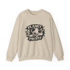 Planet Over Profit Splat Crewneck Sweatshirt