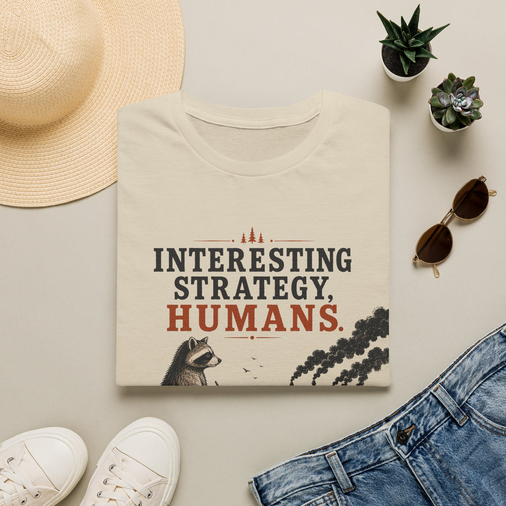 Interesting Strategy Humans River Tee