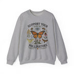 Support Your Local Pollinators Crewneck Sweatshirt