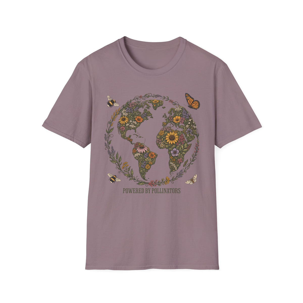 Powered By Pollinators 2 Tee