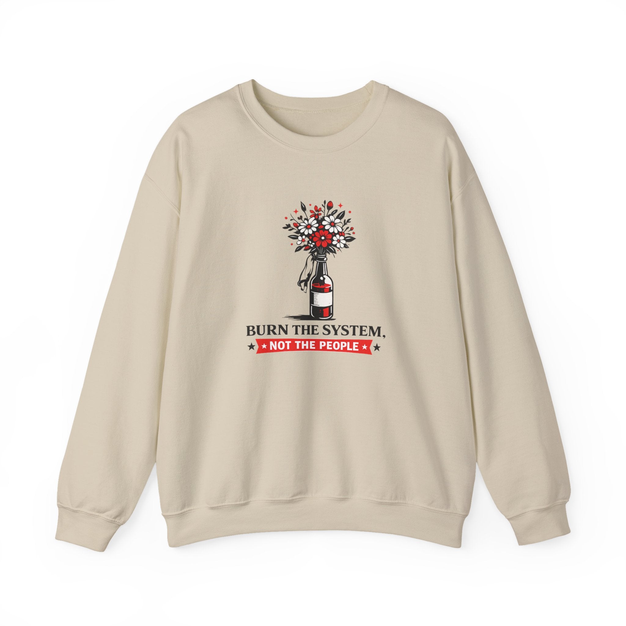 Burn the System Bottle Crewneck Sweatshirt