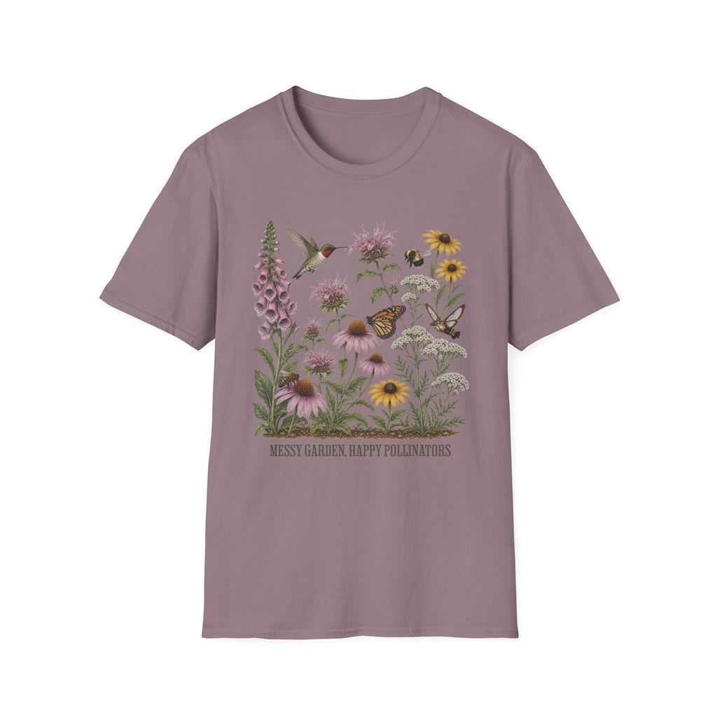 Messy Garden, Happy Pollinators 2 Tee