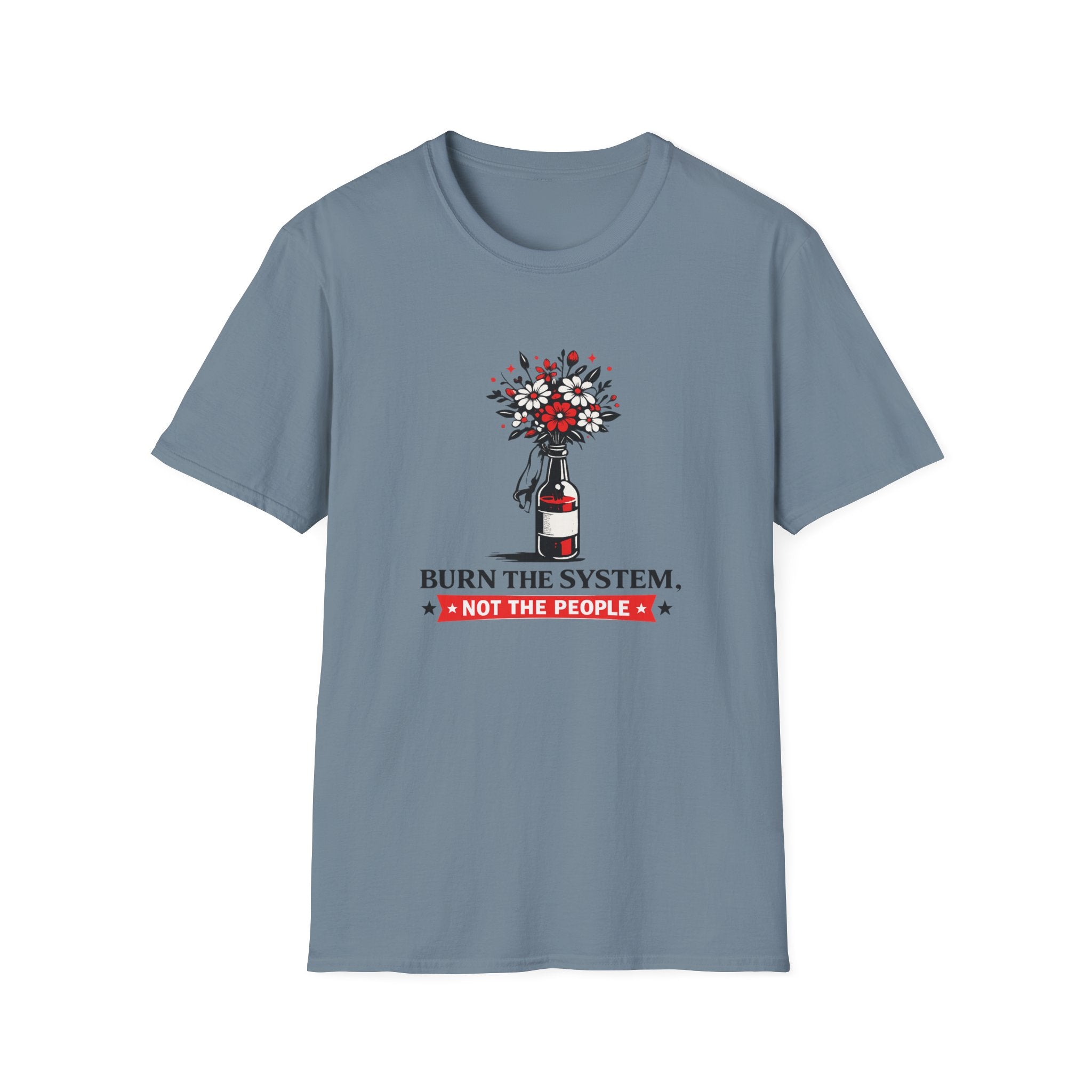 Burn the System Bottle Tee