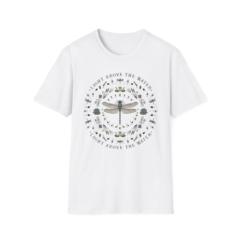 Dragonfly Light Above Mandala Tee