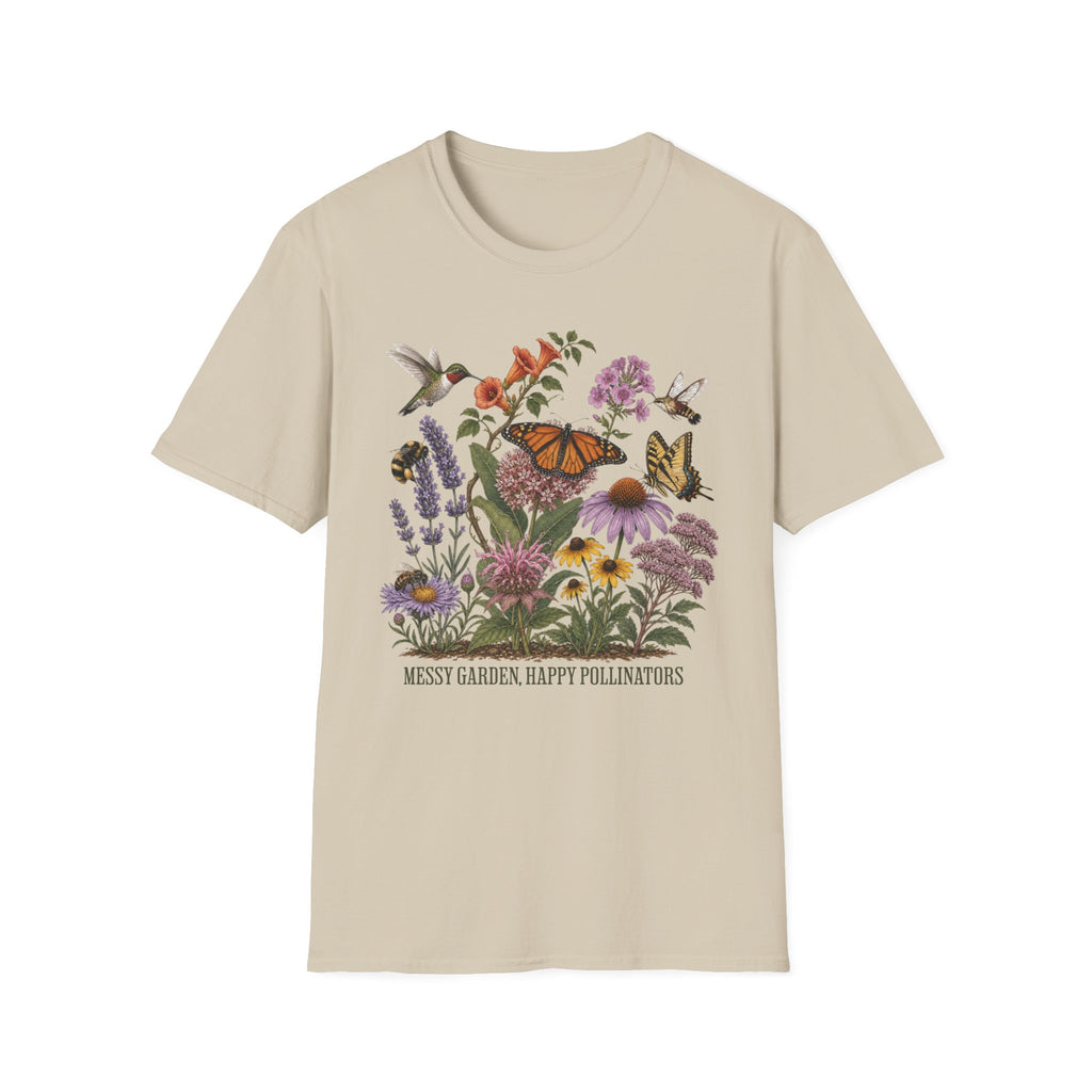 Messy Garden, Happy Pollinators 5 Tee