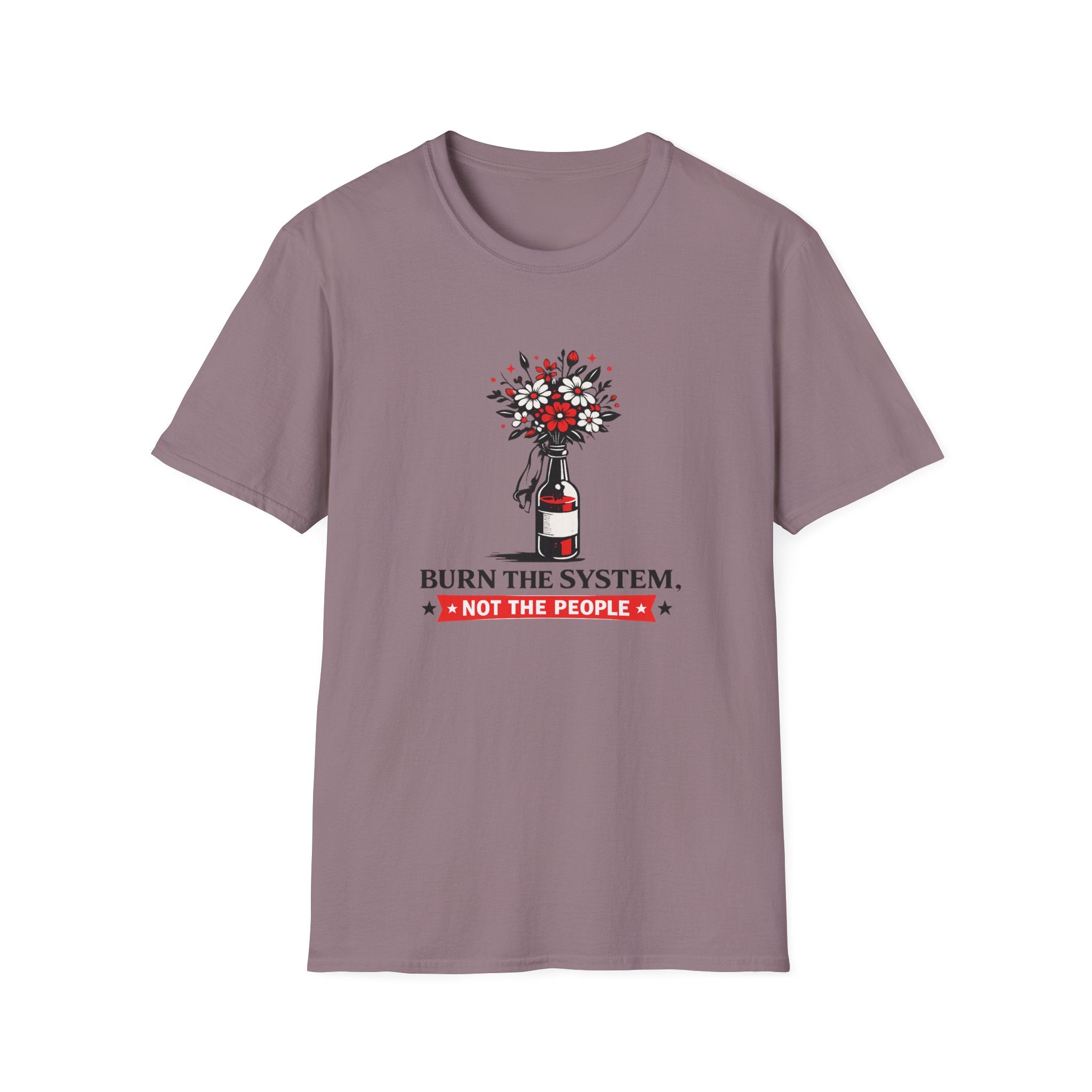 Burn the System Bottle Tee