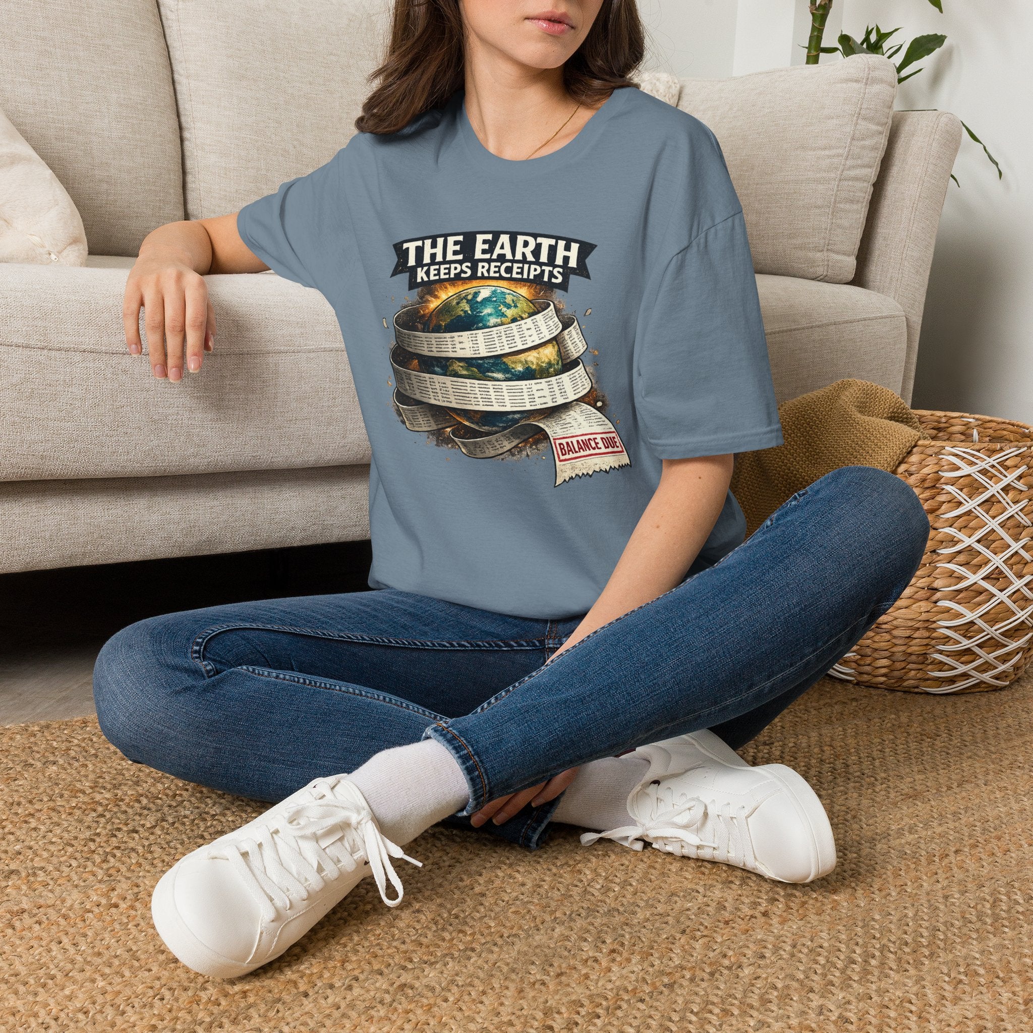 Earth Keeps Receipts Tee