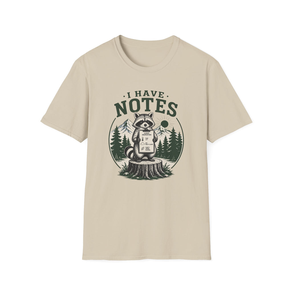 I Have Notes Stump Tee