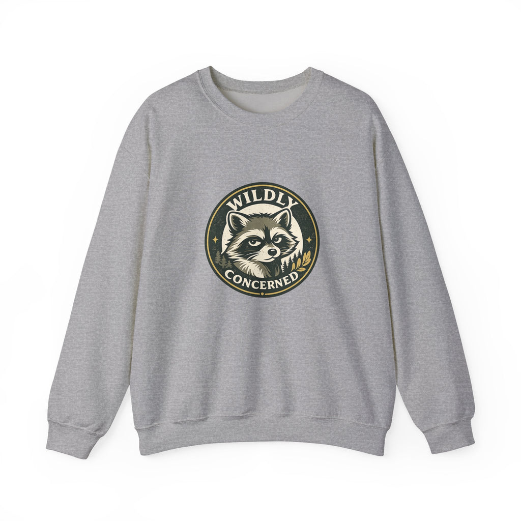 Wildly Concerned Brand Logo Crewneck Sweatshirt
