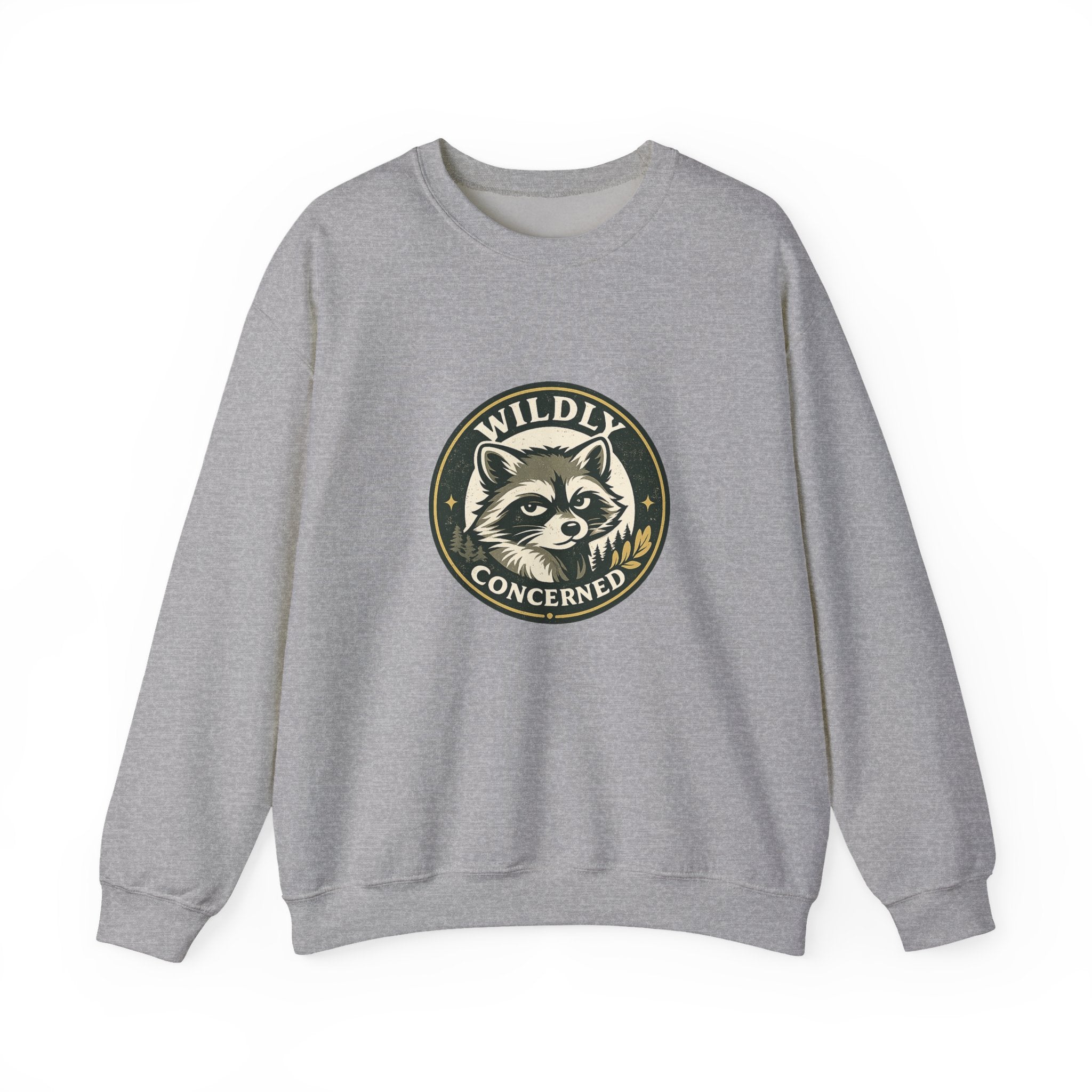 Wildly Concerned Brand Logo Crewneck Sweatshirt