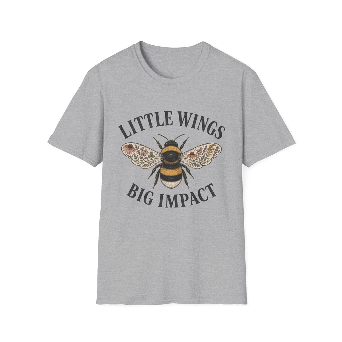 Little Wings Big Impact Flower Wings Tee