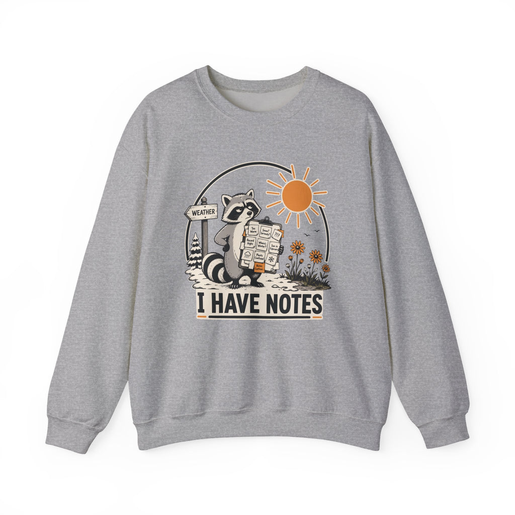 I Have Notes Sun Crewneck Sweatshirt