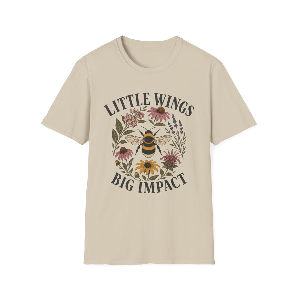 Little Wings Big Impact Flowers Tee