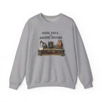 Fossil Fuels Are Ancient History Old Age Crewneck Sweatshirt