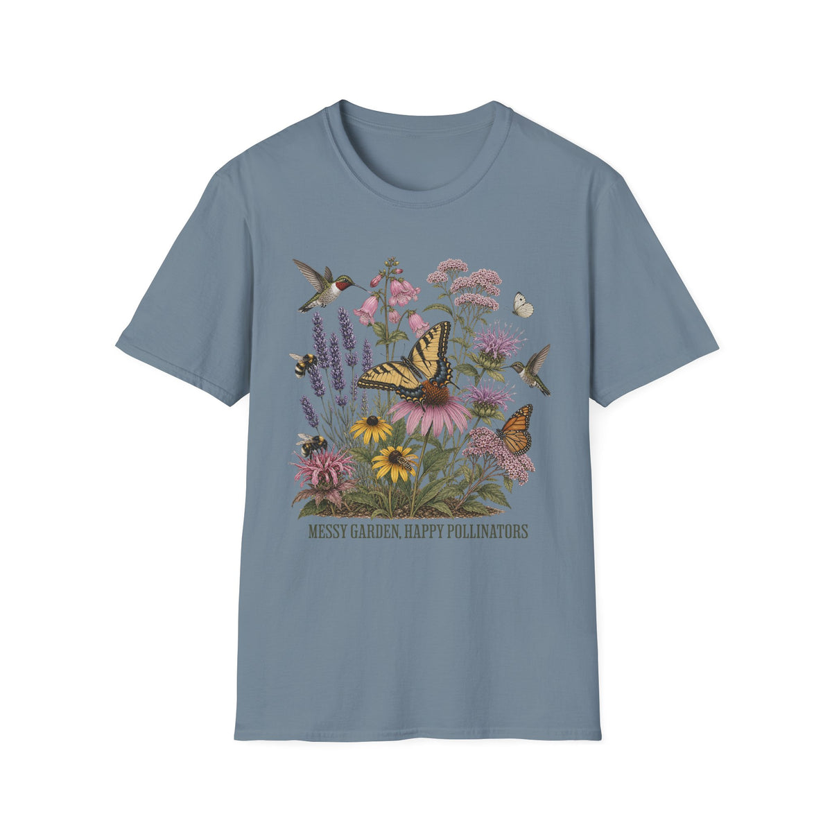 Messy Garden, Happy Pollinators Tee