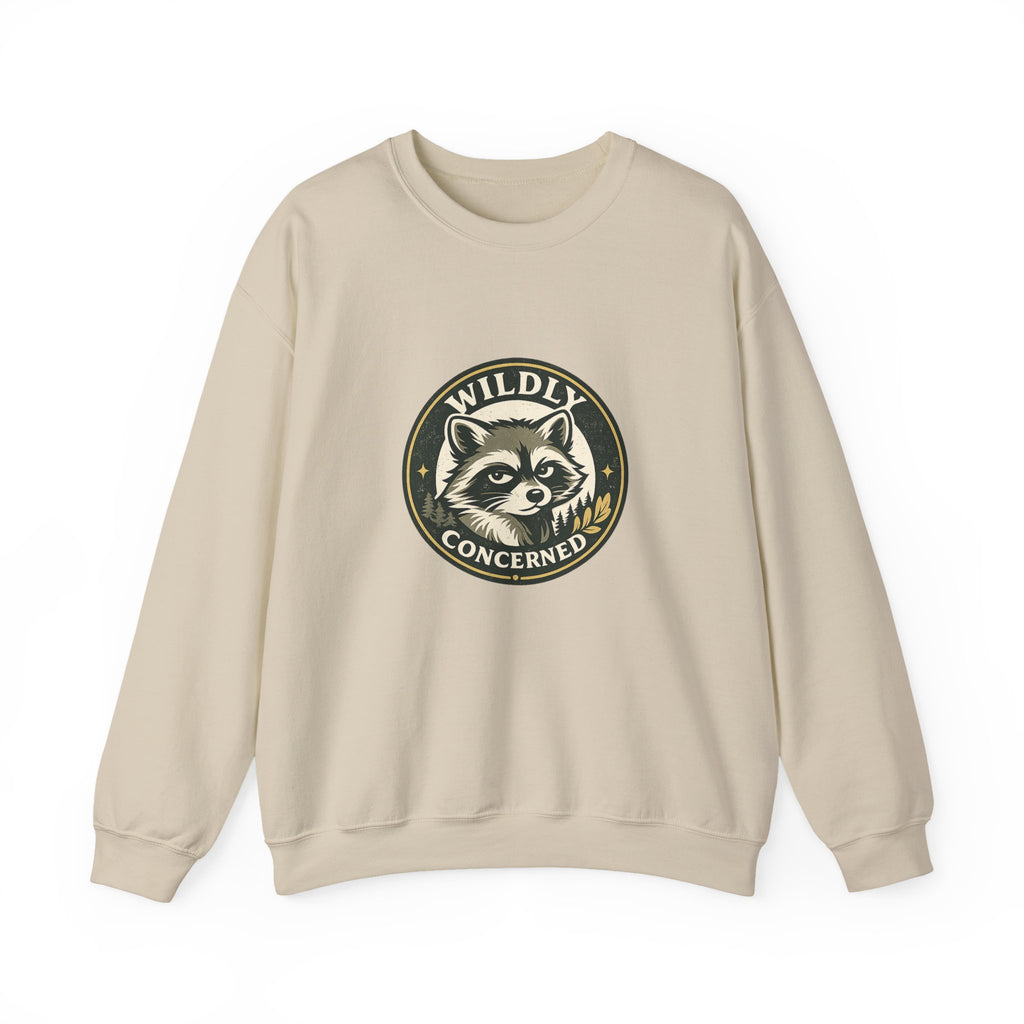 Wildly Concerned Brand Logo Crewneck Sweatshirt