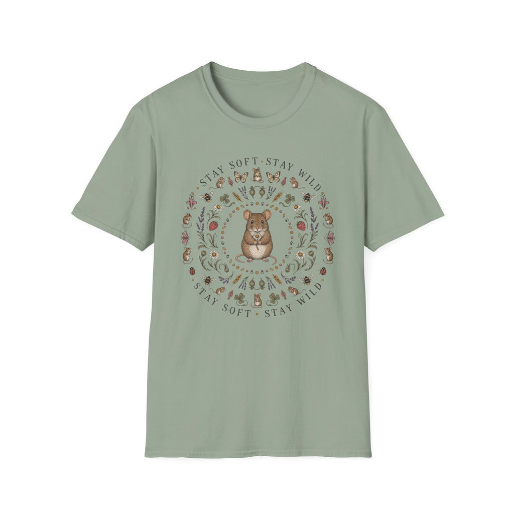 Stay Soft Mouse Mandala Tee