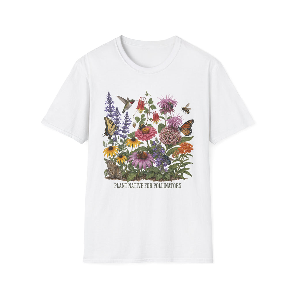 Plant Native For Pollinators 3 Tee