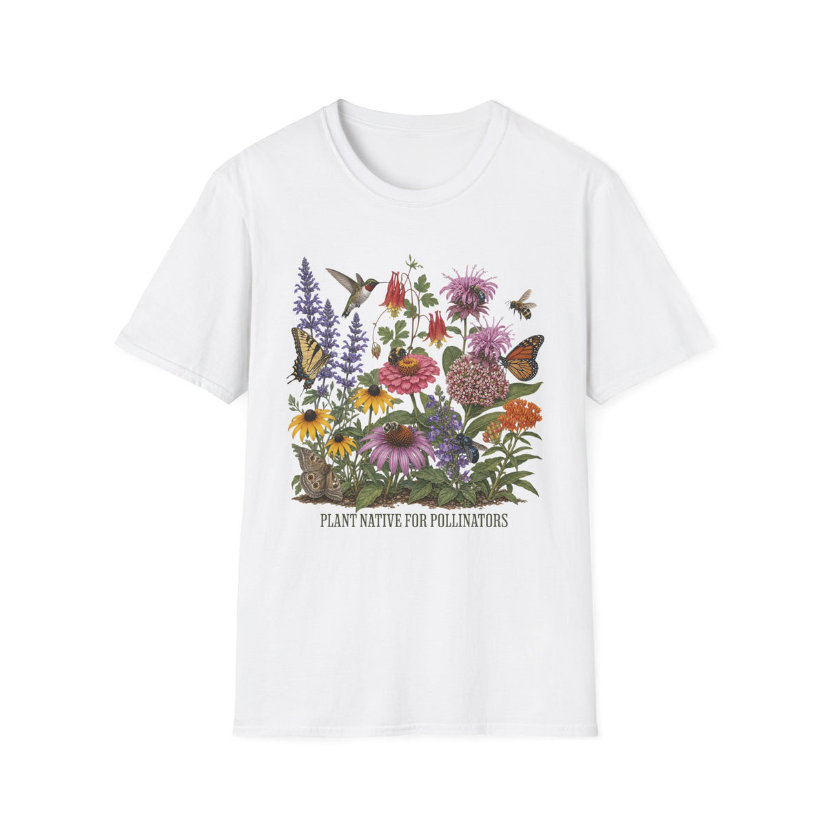 Plant Native For Pollinators 3 Tee