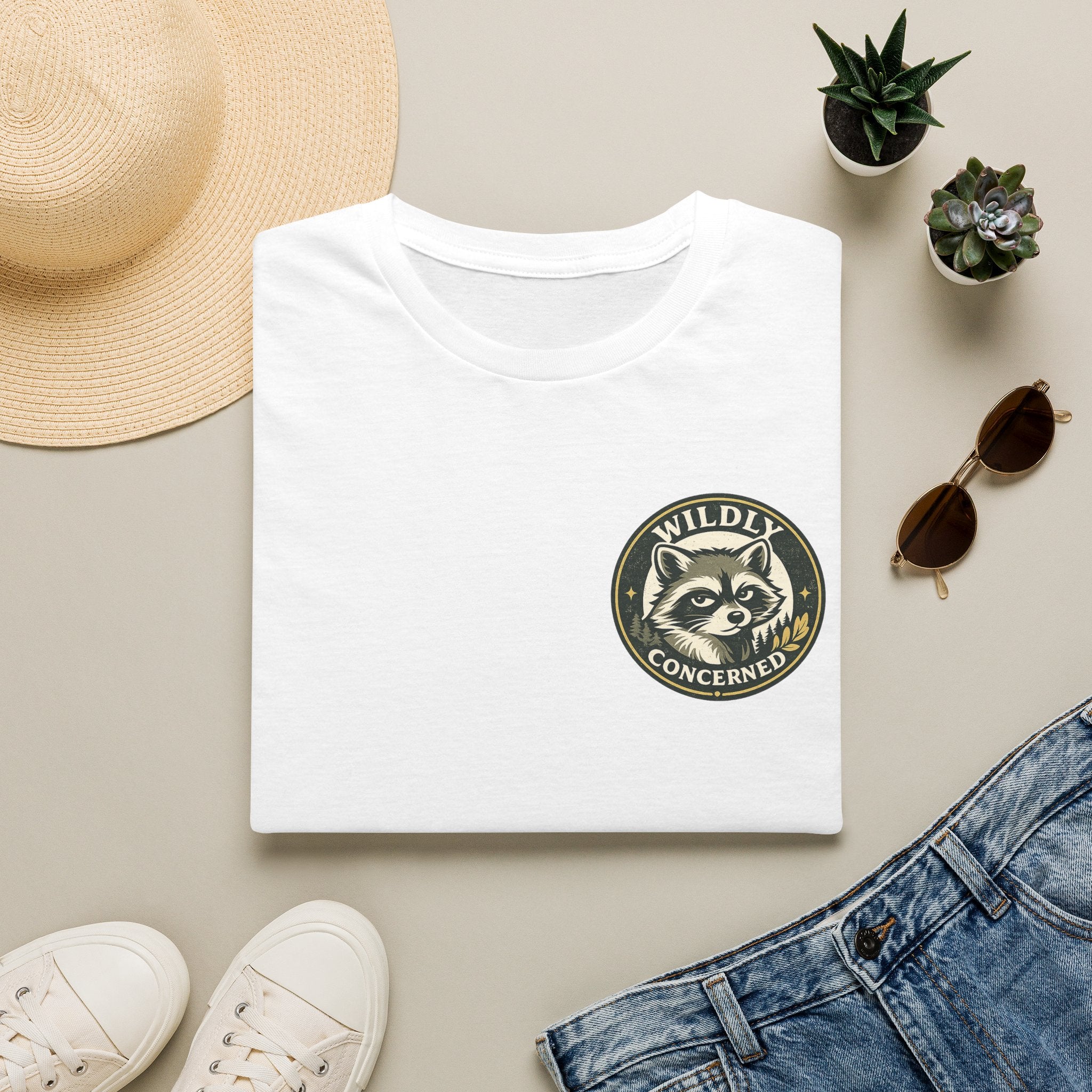 Wildly Concerned Small Brand Logo Tee
