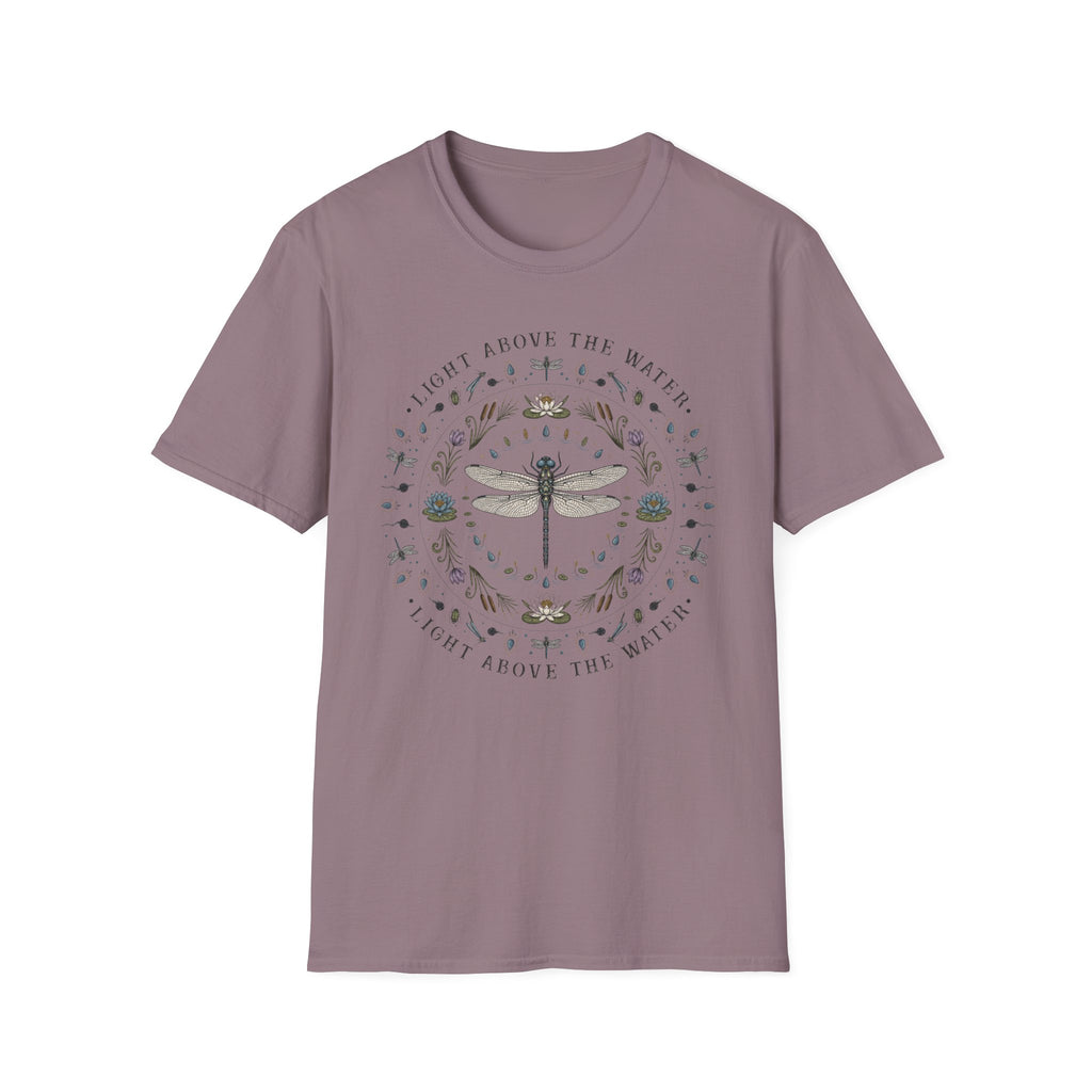 Dragonfly Light Above Mandala Tee