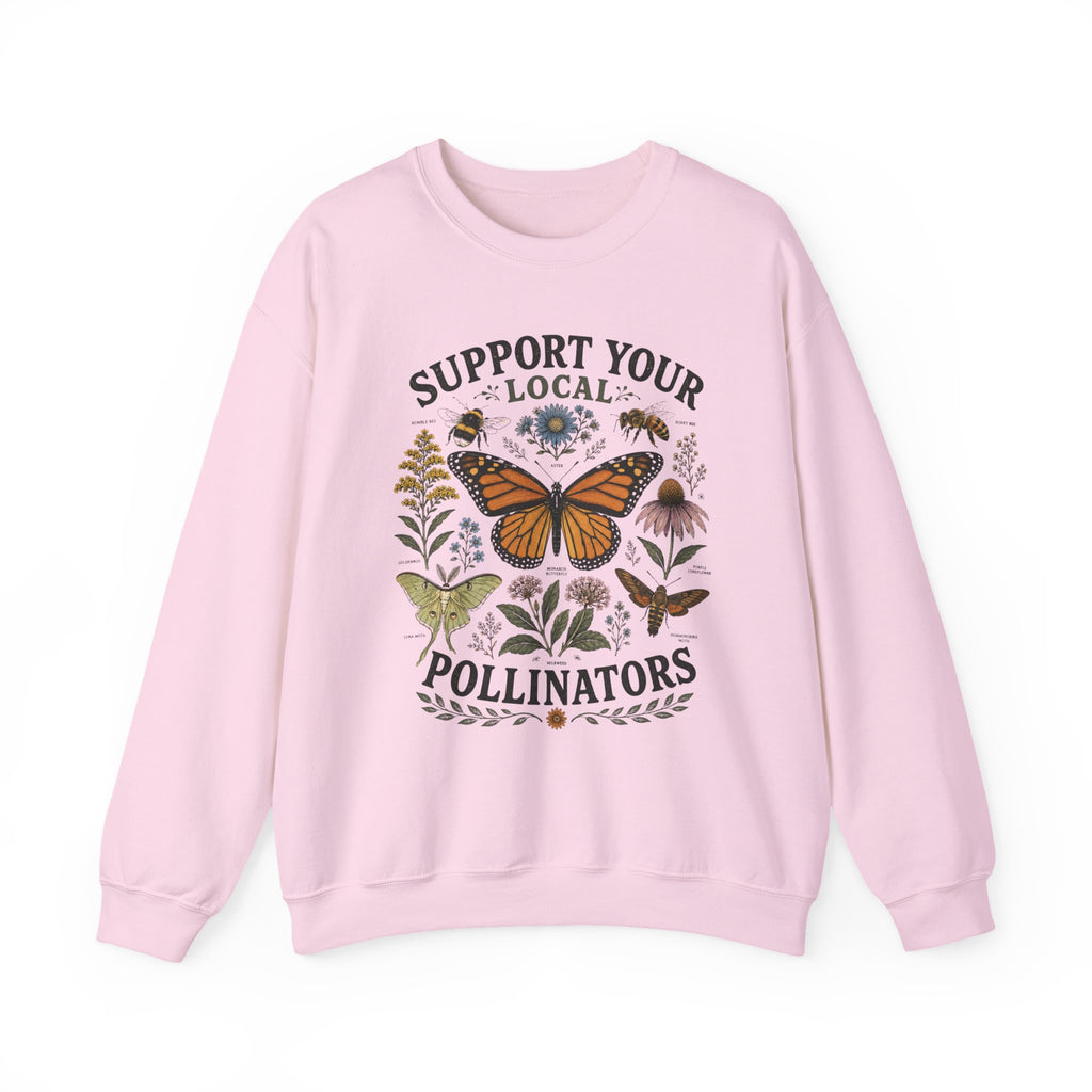 Support Your Local Pollinators Crewneck Sweatshirt