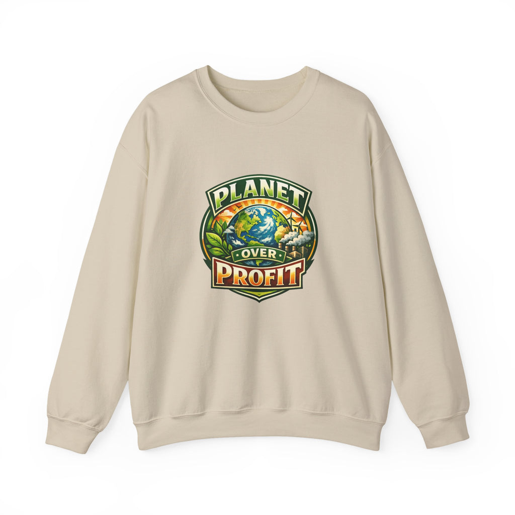 Planet Over Profit Crewneck Sweatshirt