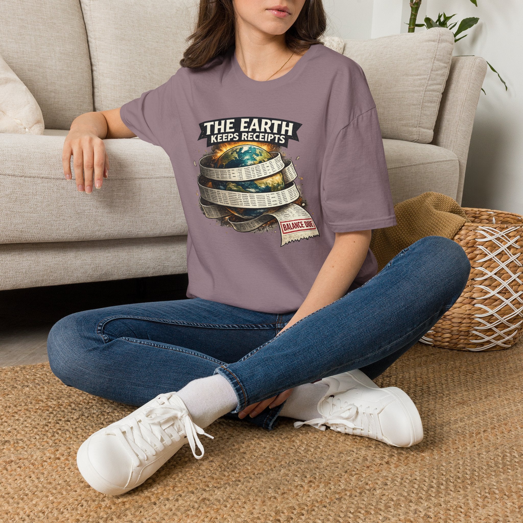 Earth Keeps Receipts Tee