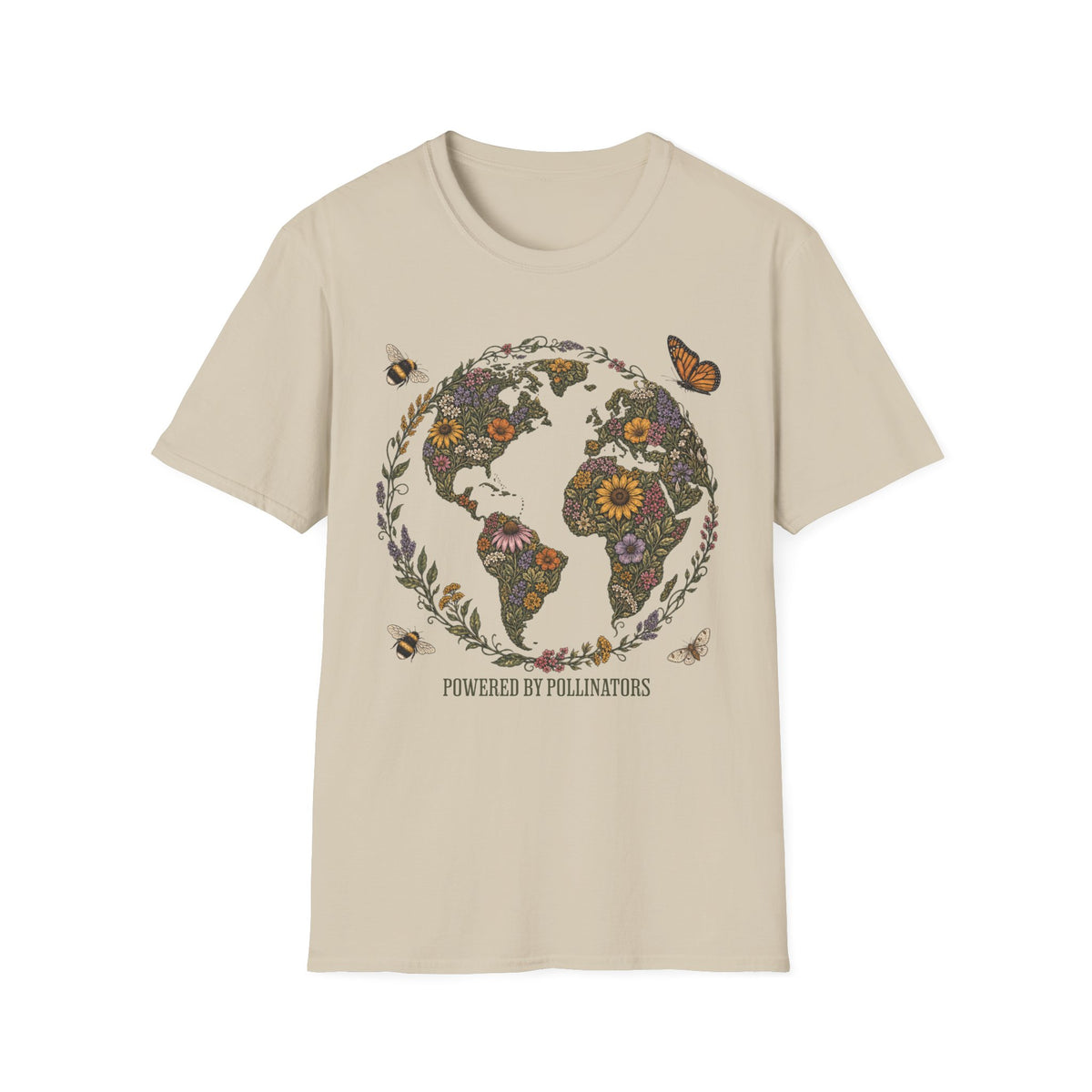 Powered By Pollinators 2 Tee
