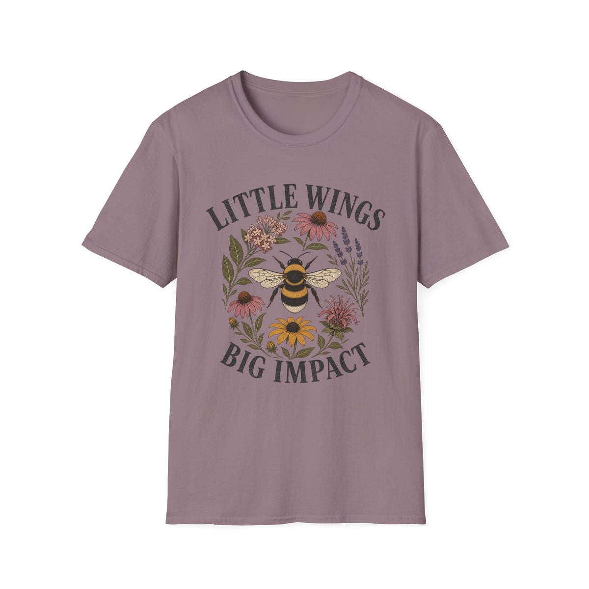 Little Wings Big Impact Flowers Tee