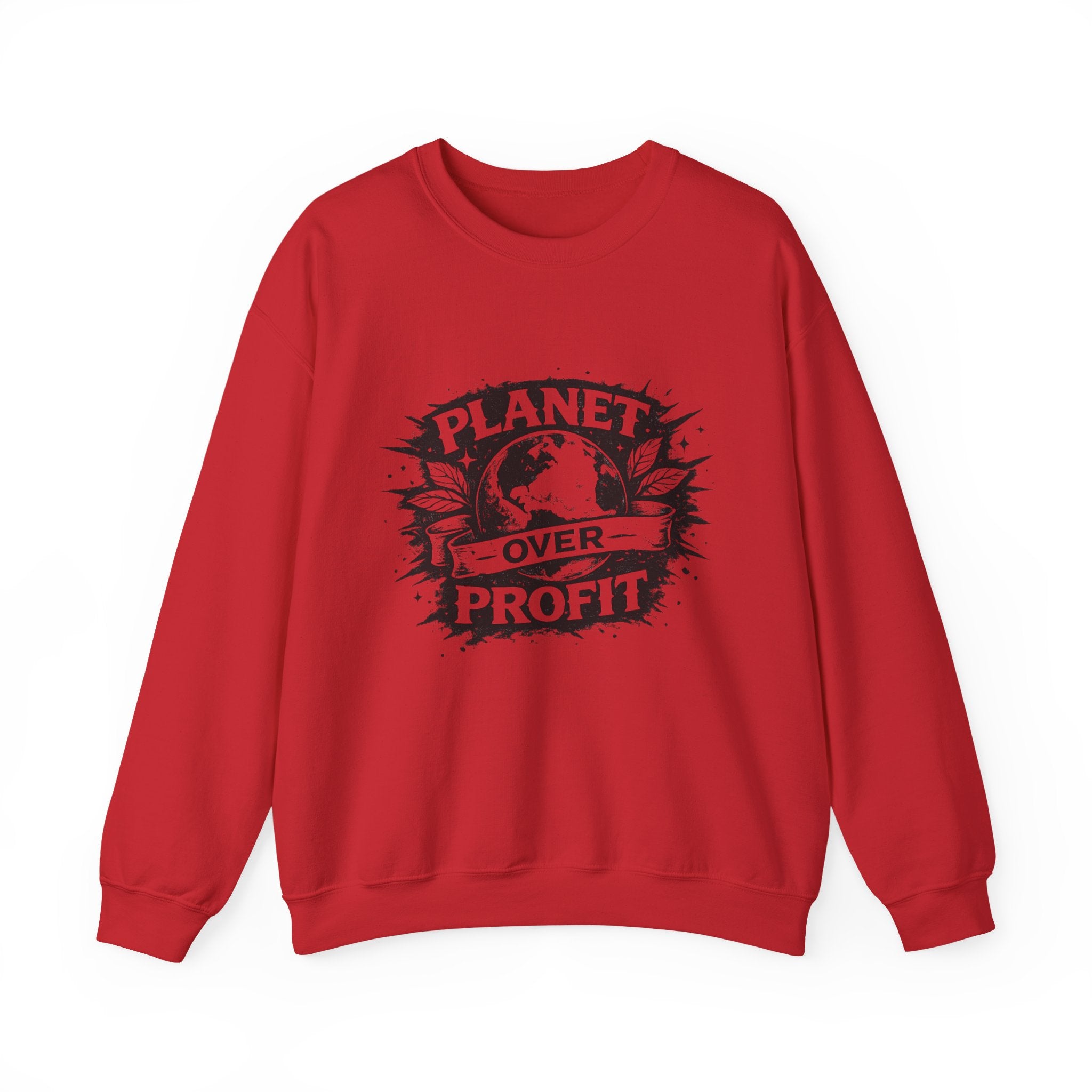 Planet Over Profit Splat Crewneck Sweatshirt