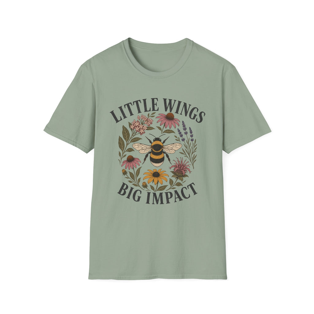 Little Wings Big Impact Flowers Tee
